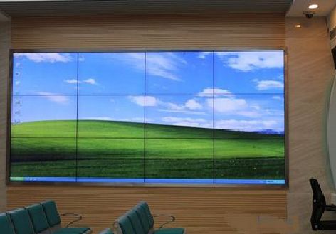 梁平区液晶拼接屏的另类用法。